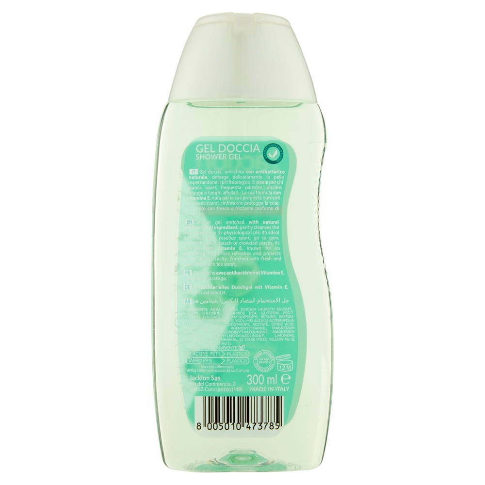 Jacklon Gel Doccia con Antibatterico e Vitamina E 300 ml